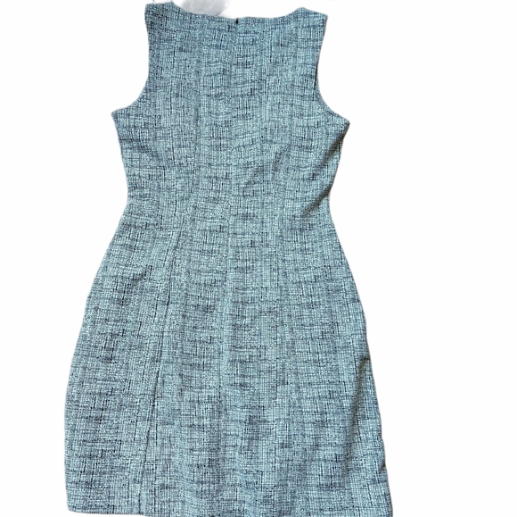 Tahari white and black shift dress Office Classic - Picture 2 of 6